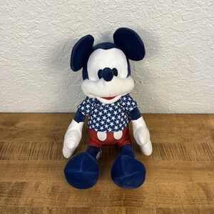 Disney Parks Mickey Mouse Americana Plush Toy Patriotic Collection
